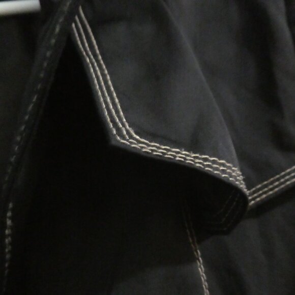 Limited Edition - FENNELLI | size 14 | Long Black Lightweight Trench Coat - Picture 15 of 16